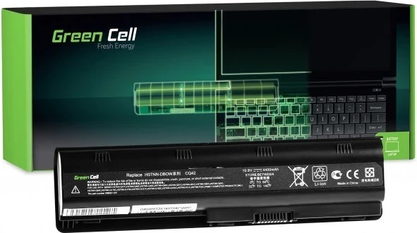 Bateri laptopi Green Cell HP03, 4400mAh, e zezë