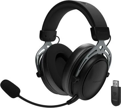 Kufje gaming Genesis Toron 706, wireless/Bluetooth 5.1, mikrofon i shkëputshëm, 3.5mm, të zeza