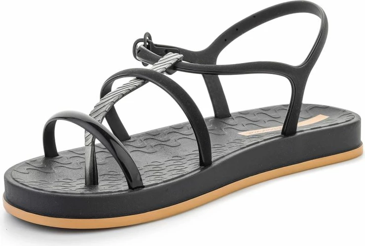 Sandale për femra Ipanema Drip Intense 83773-BN862, të zeza/bezhë [Madhësia: 39]