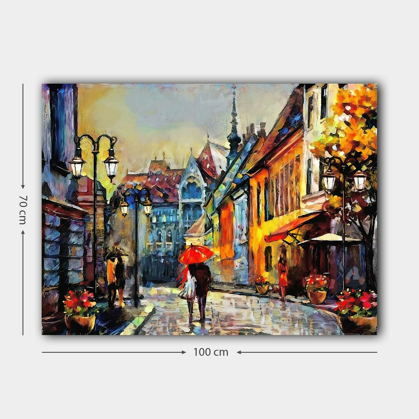Pikturë dekorative në kanavacë, shumëngjyrëshe, Wallity, 70x100cm