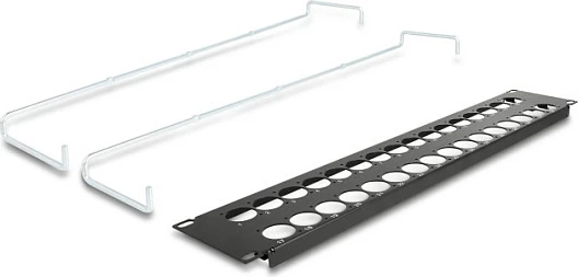 Patch panel DeLOCK 19", D-Type, 32 porta, 2U, i zi