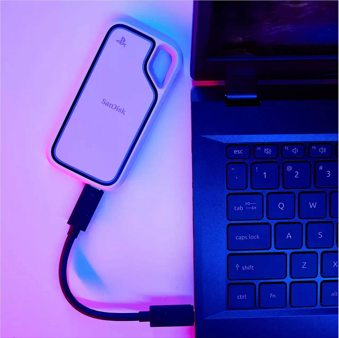 SSD i jashtëm SanDisk SDSSDE62P-2T00-G25, 2TB, USB-C 3.2 Gen 2, 1000MB/s, i bardhë