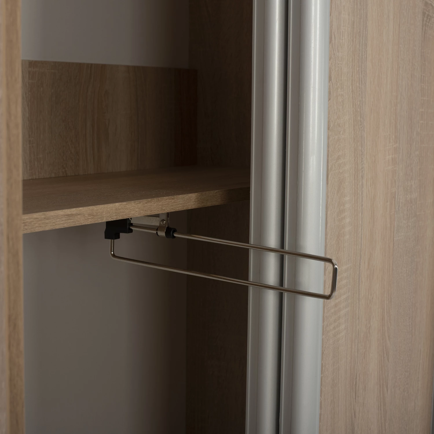 Dollap me dy dyer, ngjyrë lisi, FH2436.01, 90x45x210 cm