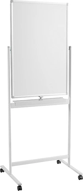 Tabela e bardhë Dry Erase LogiLink, mobile, dyanshme, metal, 60x90cm
