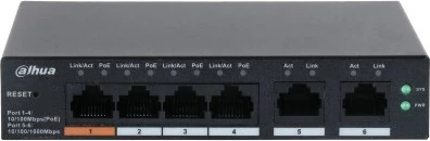 Switch DAHUA DH-CS4226-24ET-375, Managed L2, Gigabit Ethernet, PoE, Zi