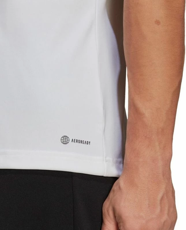 Fanellë adidas për meshkuj, e bardhë [Madhësia: L]