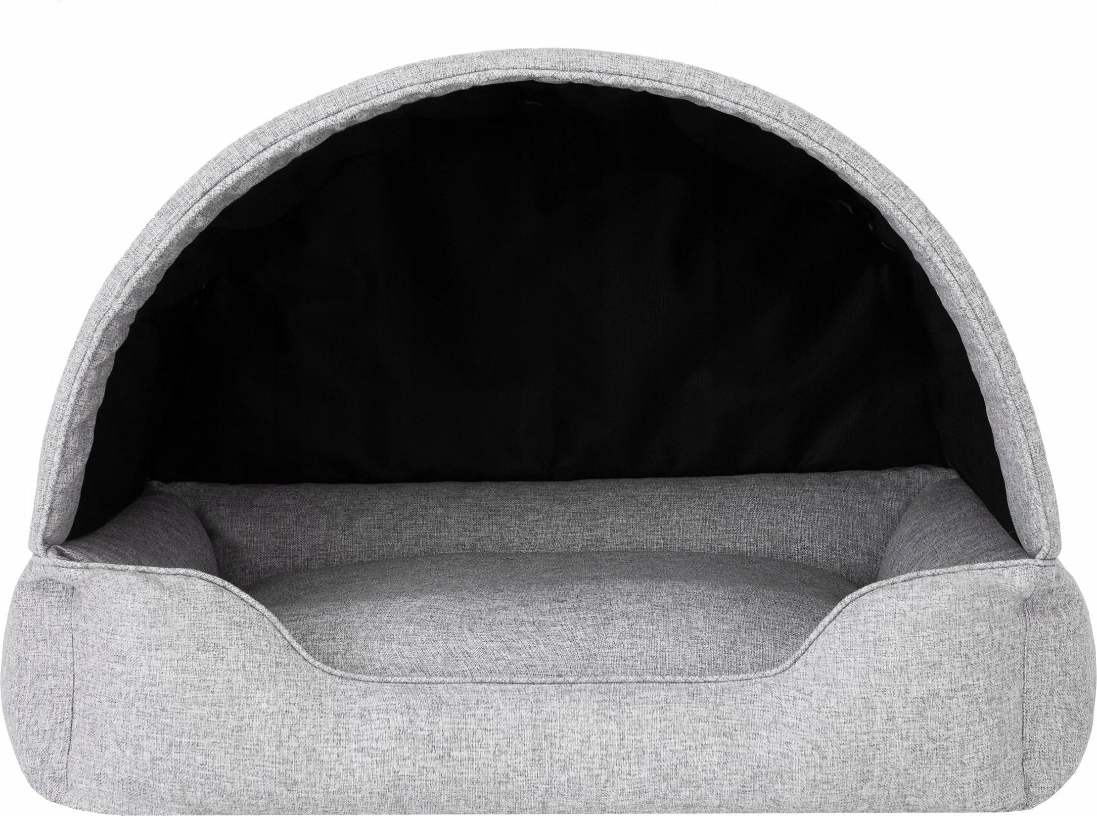 Shtëpizë dhe shtrat për qen DOGGY PROMPTER Inari Ash 82x58 cm, gri