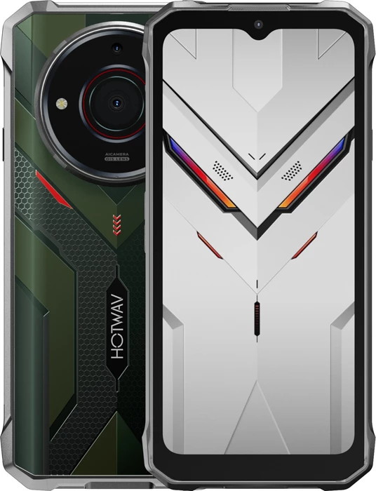 Celular HOTWAV T7S 4GB/128GB, Dual SIM, Android 13, 6.52\" HD+, 6280mAh, USB-C, Green, set 5 pjesë