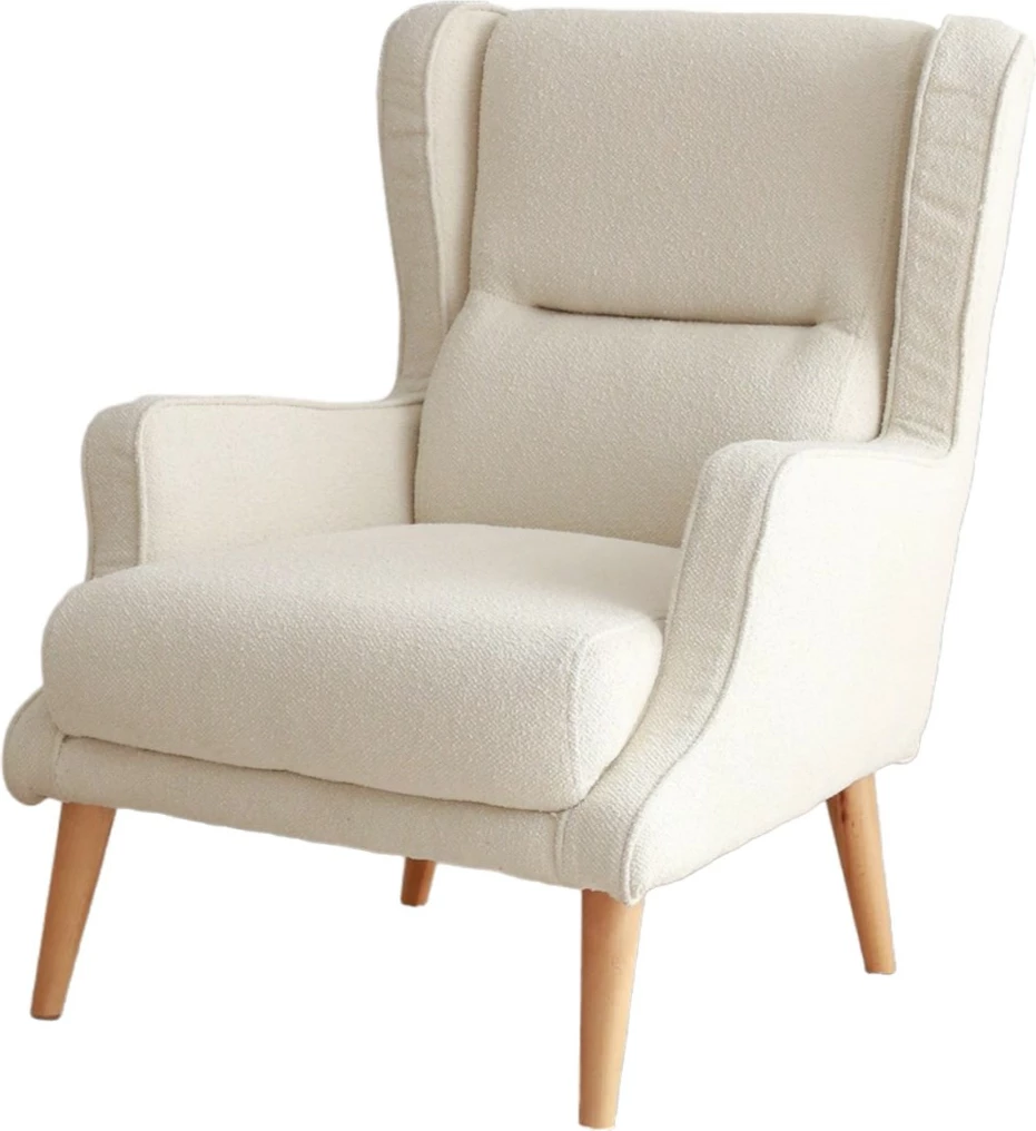 Karrige me krahë, Atelier del Sofa, ngjyrë krem, Klam