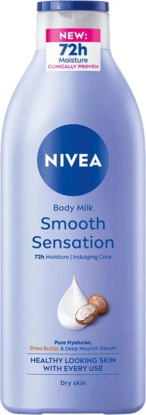 Qumësht trupi për femra Nivea Smooth Sensation, 400ml