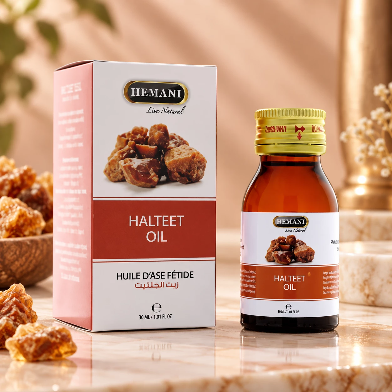 Hemani Halteet Oil – Vaj Asafoetida (Hing), 30 ml