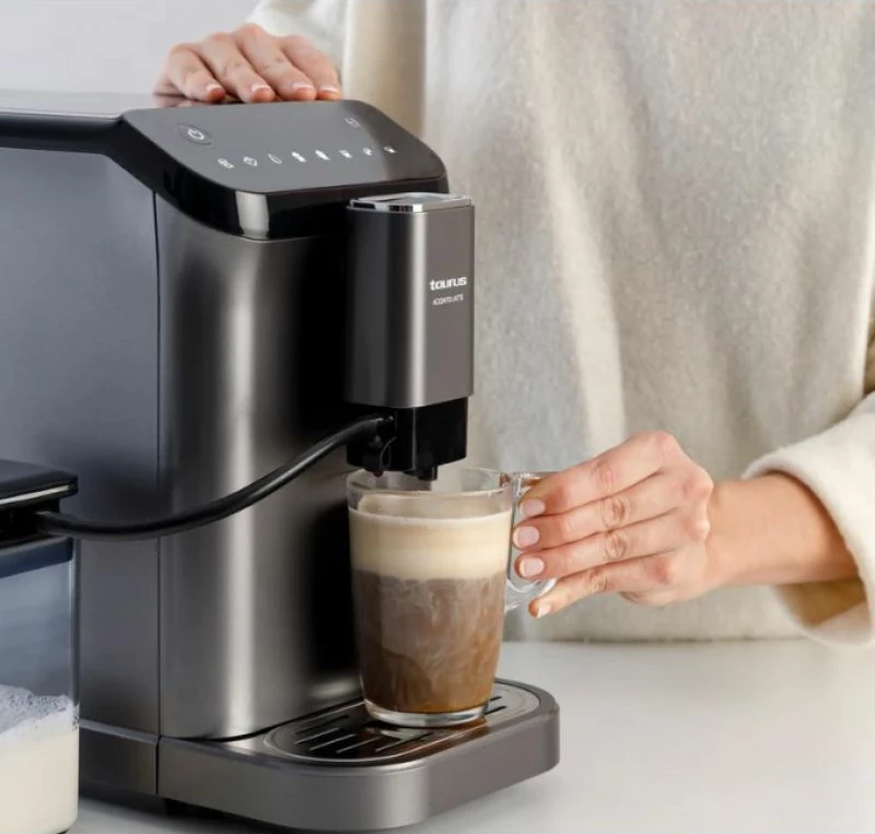 makinë espresso taurus Accento Latte, e bardhë