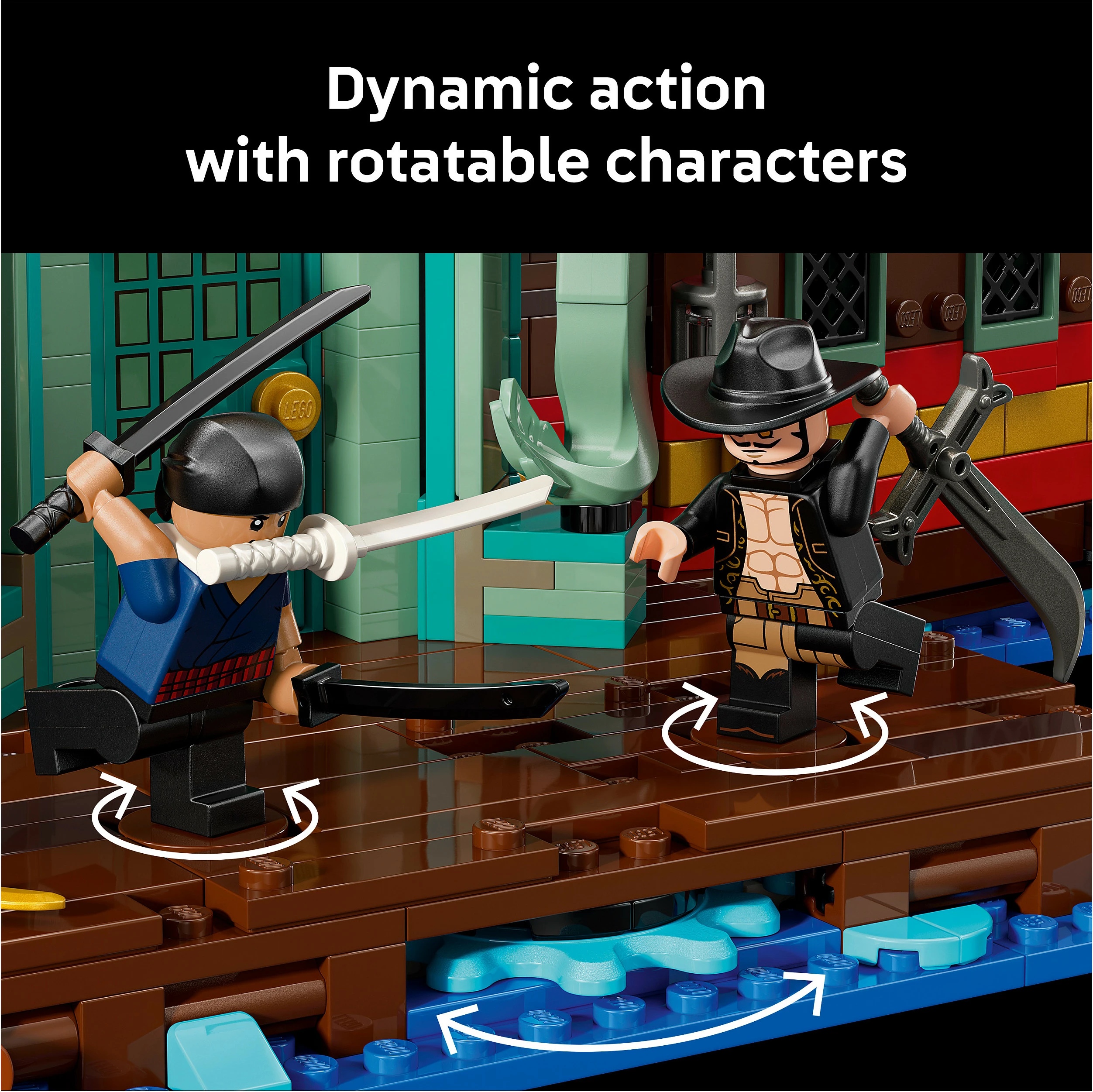 Set ndërtimi LEGO ONE PIECE The Baratie Floating Restaurant 75640, 3402 copë, 18+, multikolor