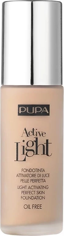 Fondatinë për femra Pupa Milano Active Light Perfect Skin Foundation SPF10 Oil-Free 040 Sand 30ml