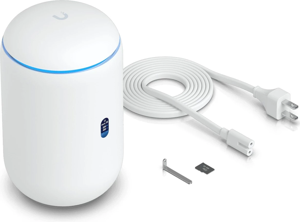 Router Ubiquiti Dream 7, Tri-band, 2.5 Gigabit Ethernet, Bardhë