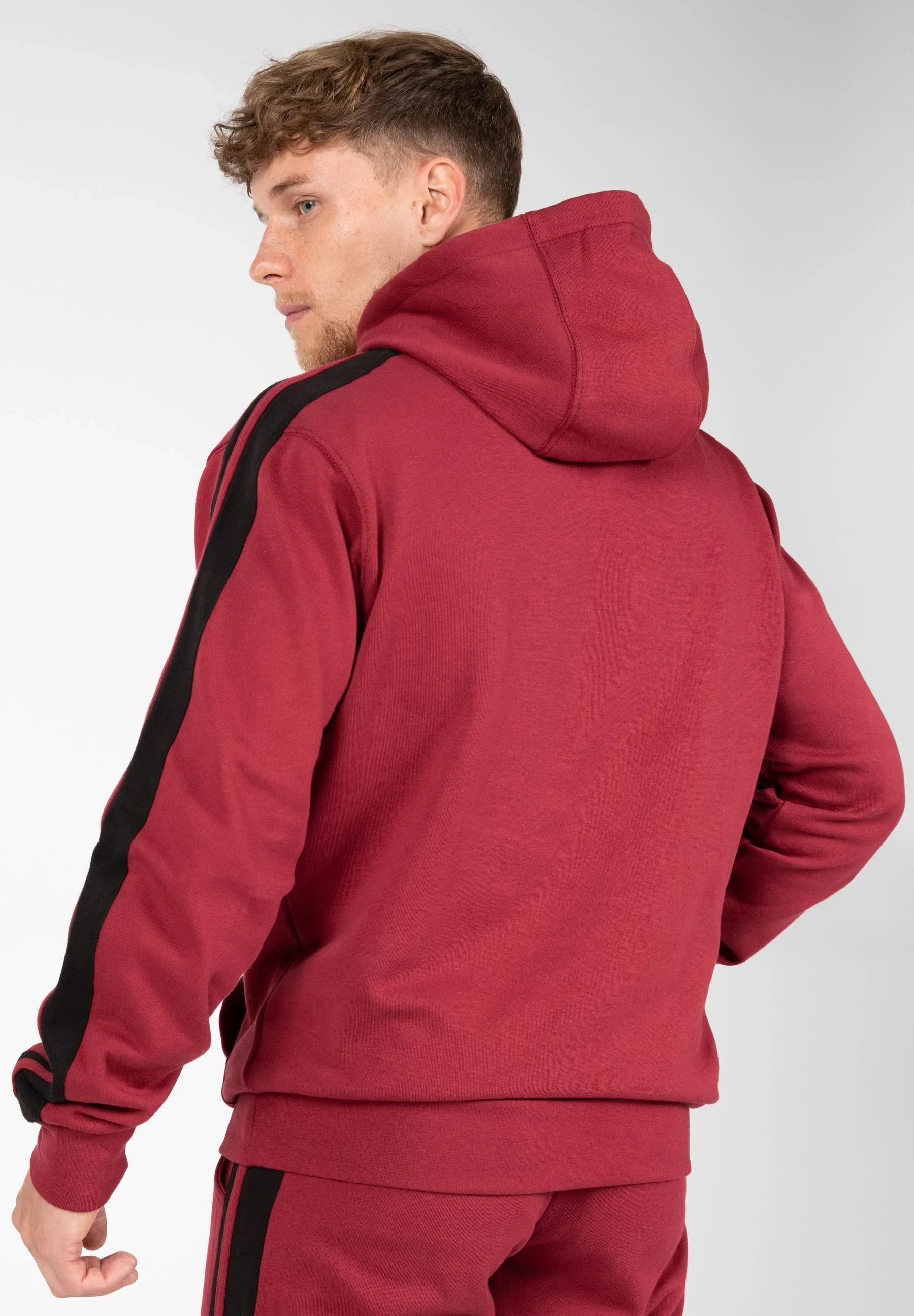 Banks Oversized Hoodie - Burgundy Red/Black [Madhësia: M]