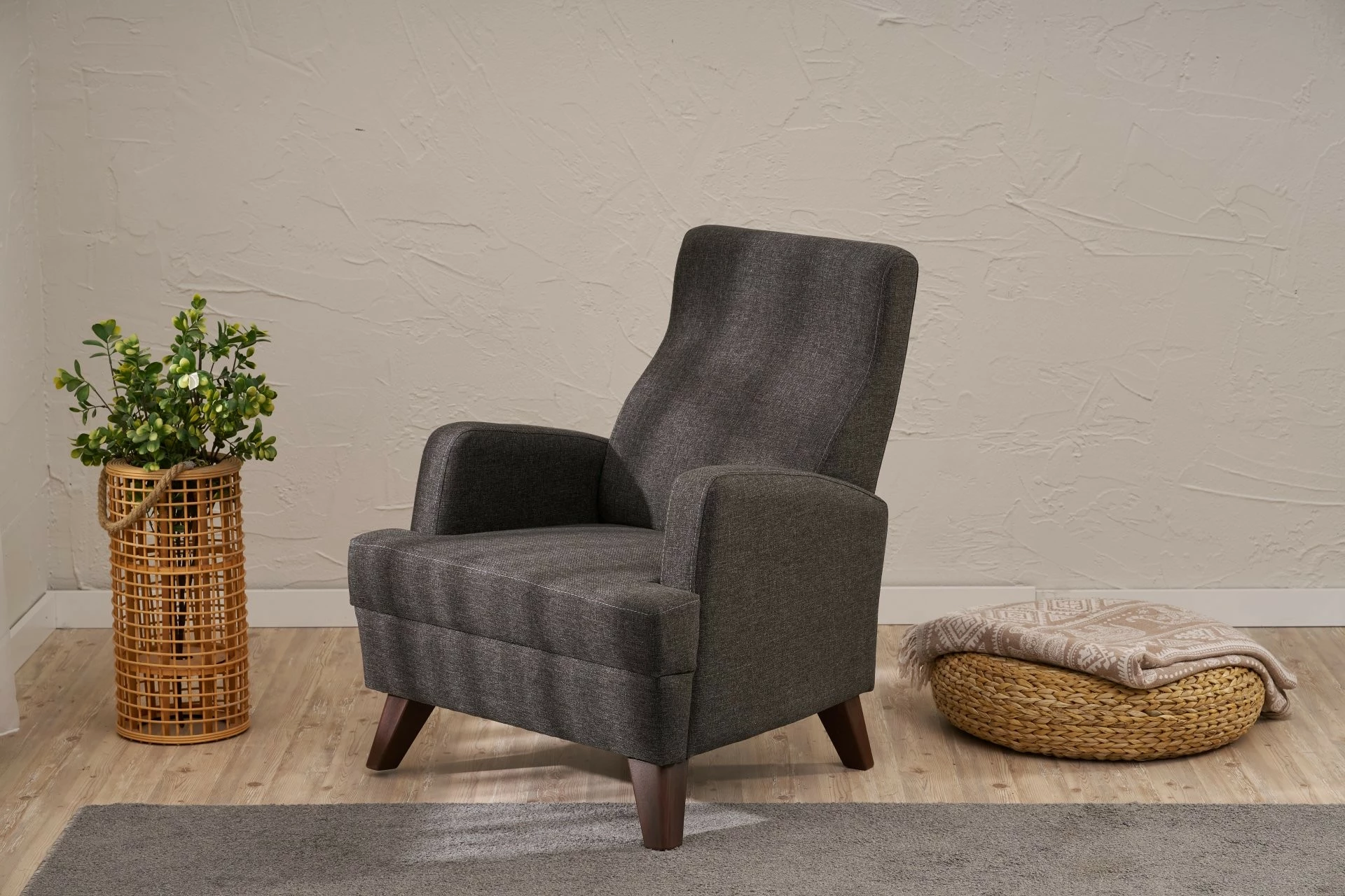 Karrige një vendëshe Atelier del Sofa, Aly, antracit