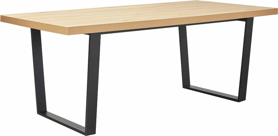 Tavolinë Cubius, ngjyrë natyrale, 200x100x76cm