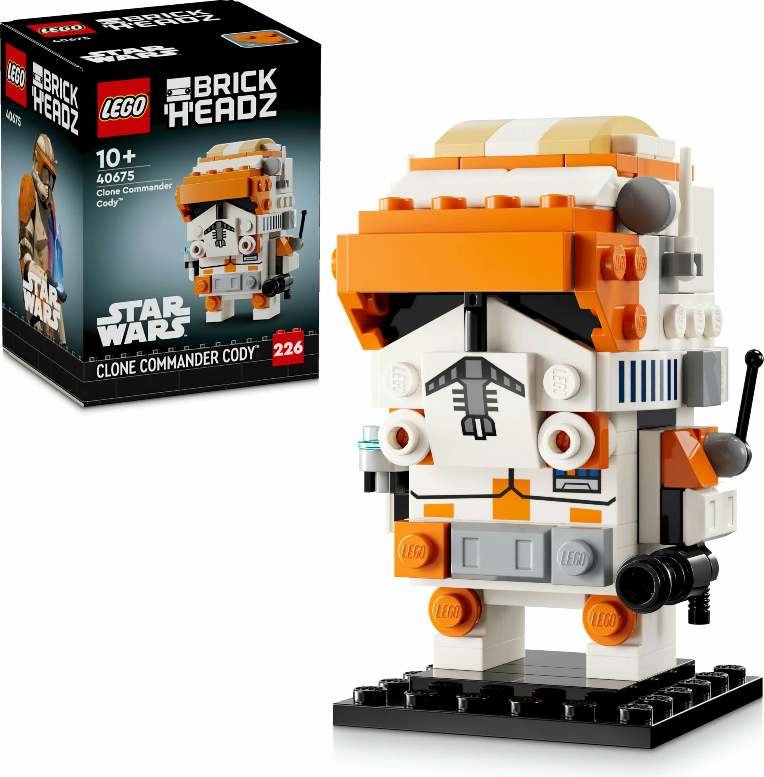 Set ndërtimi LEGO BrickHeadz 40675, Clone Commander Cody, 147 pjesë, shumëngjyrësh