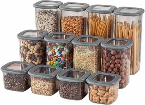 Set kuti për organizim, 24 copë, ngjyrë antracit, BNMPOLYAS24-51217