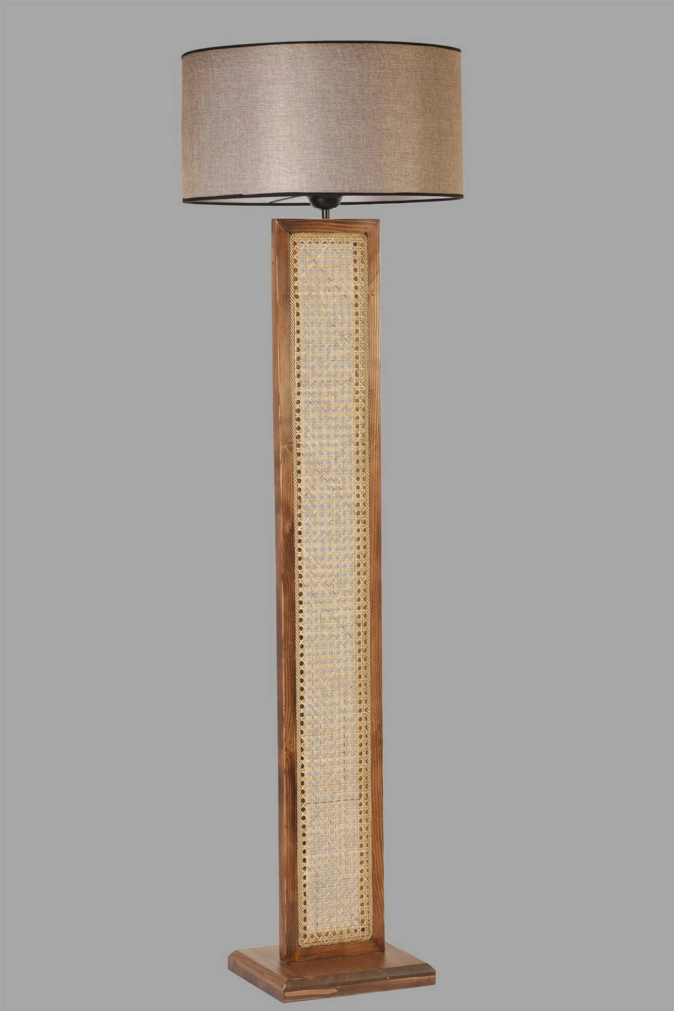 Llambë dyshemeje Opviq, 8740-2, ngjyrë arre, elemente thurje