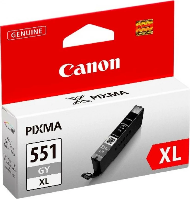 Kasetë boje, Canon, CLI-551XL GY (6447B001), 11 ml, rendiment i lartë, gri