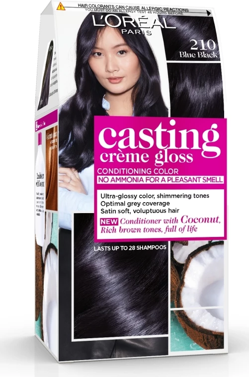 Ngjyrë për flokë Loreal Casting, 210 Blue Black 48 ml