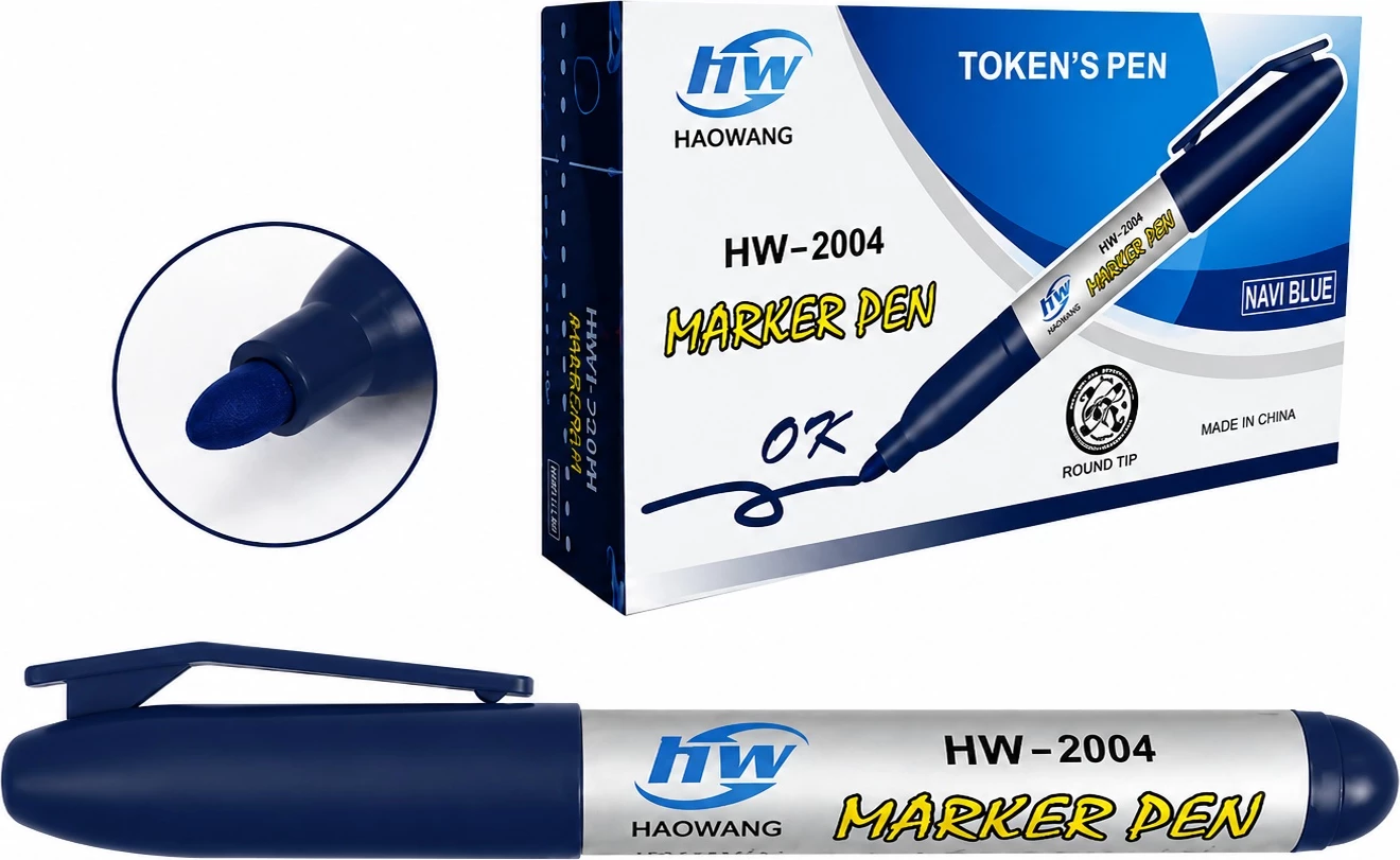 HW-2004 Marker Pen – Navi Blue