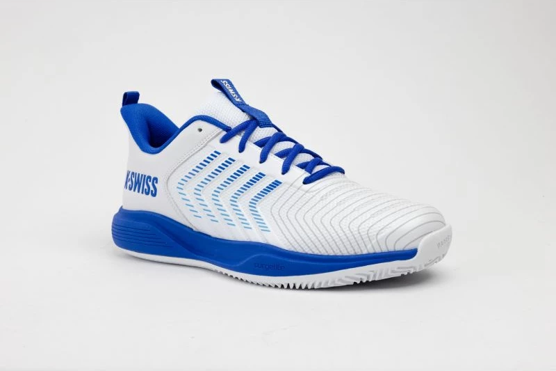 Atlete K-Swiss ULTRASHOT LIGHT CLAY, të bardha/blu