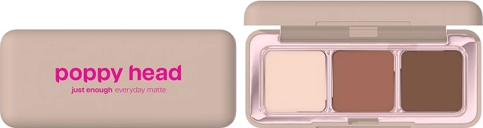 Paletë për sy Poppy Head Just Enough Everyday Matte Eyeshadow Palette 02 Espress Yourself për femra, 4.8g