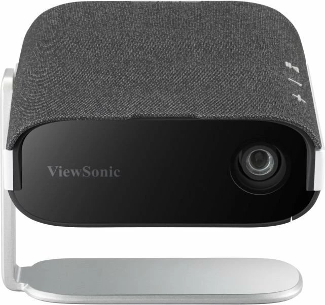 Projektor LED portativ ViewSonic M1X, WVGA 800x480, 150 lm, Wi-Fi/Bluetooth, bateri e integrume, 0.8 kg, zi/argjend, me çantë + telekomandë