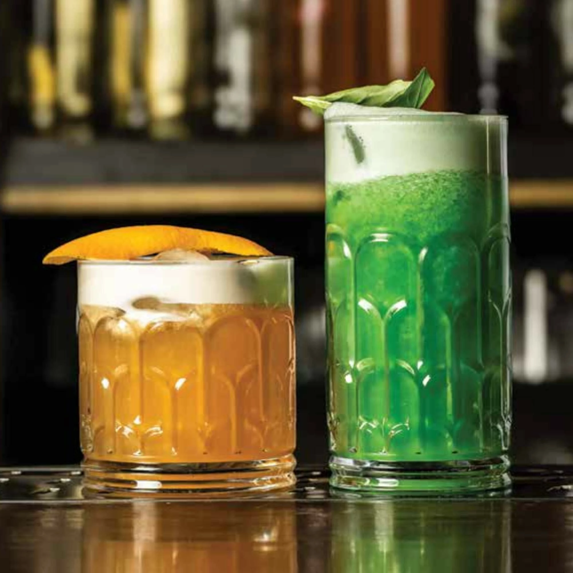 Gotë old fashioned LAV HORECA Archie 370 ml transparente, set 12 copë