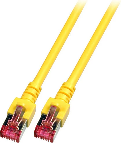 Kabllo rrjeti EFB Elektronik Cat6 S/FTP RJ45 0.15m LSZH, e verdhë