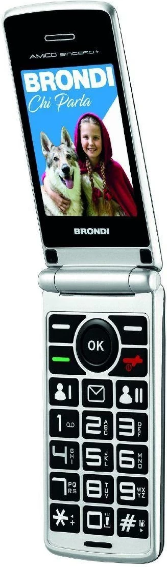 Celular Brondi Amico Sincero+ gri