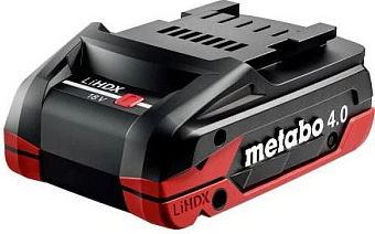 Bateri Metabo 624974000 LiHDX 18V 4.0Ah (72Wh), zi/kuqe