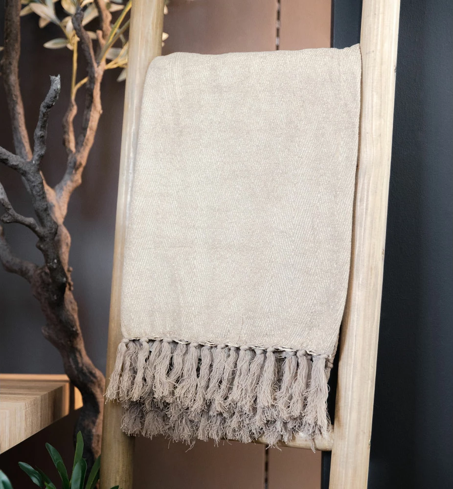 Batanije dekorative RASUL, bezhë e çelët, 130x170