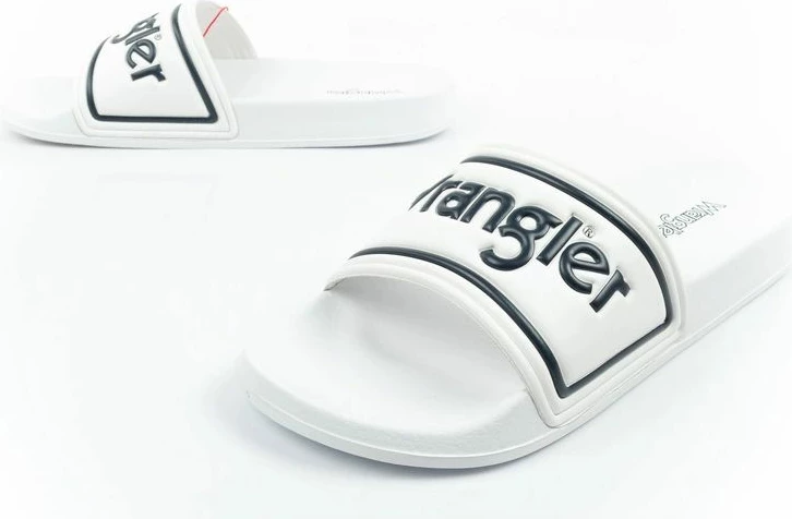 Papuqe sportive meshkuj Wrangler Averell Slider, të bardha [Madhësia: 41]