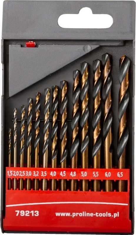 Set svedrash HSS Proline 79213 DIN338 1.5–6.5 mm, 13 copë