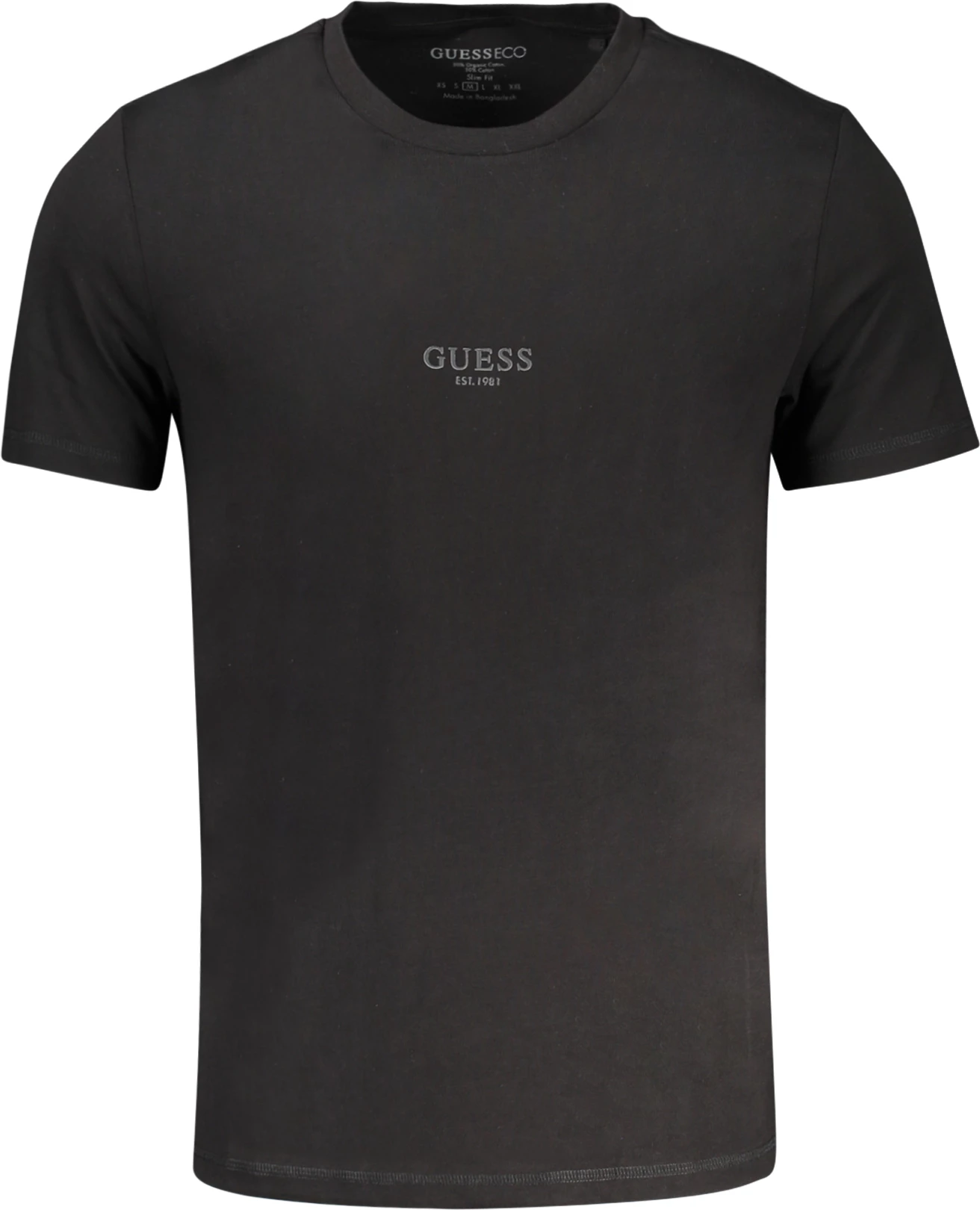 Maicë për meshkuj GUESS JEANS, e zezë