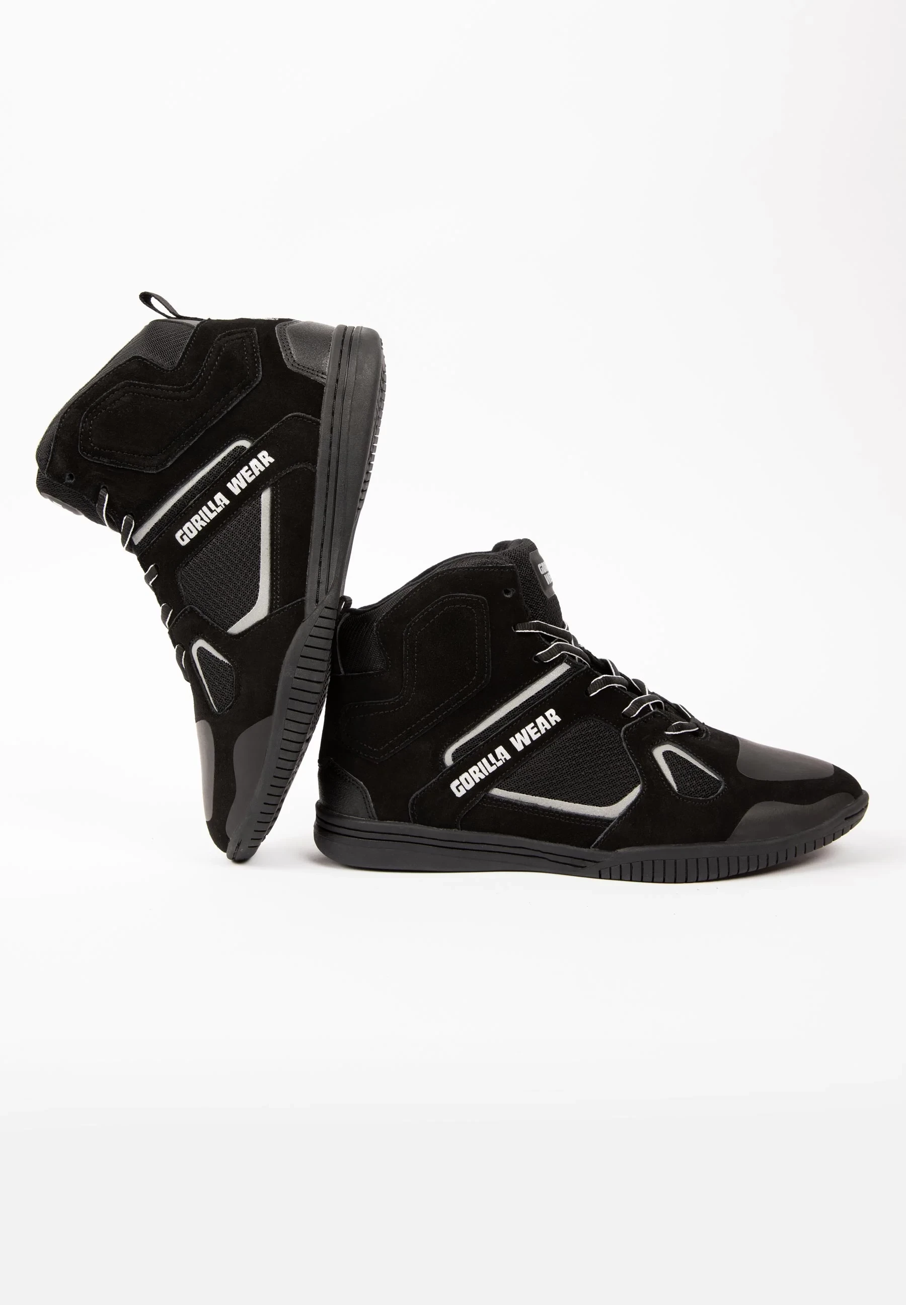 Troy High Tops - Black/Gray [Madhësia: 44]