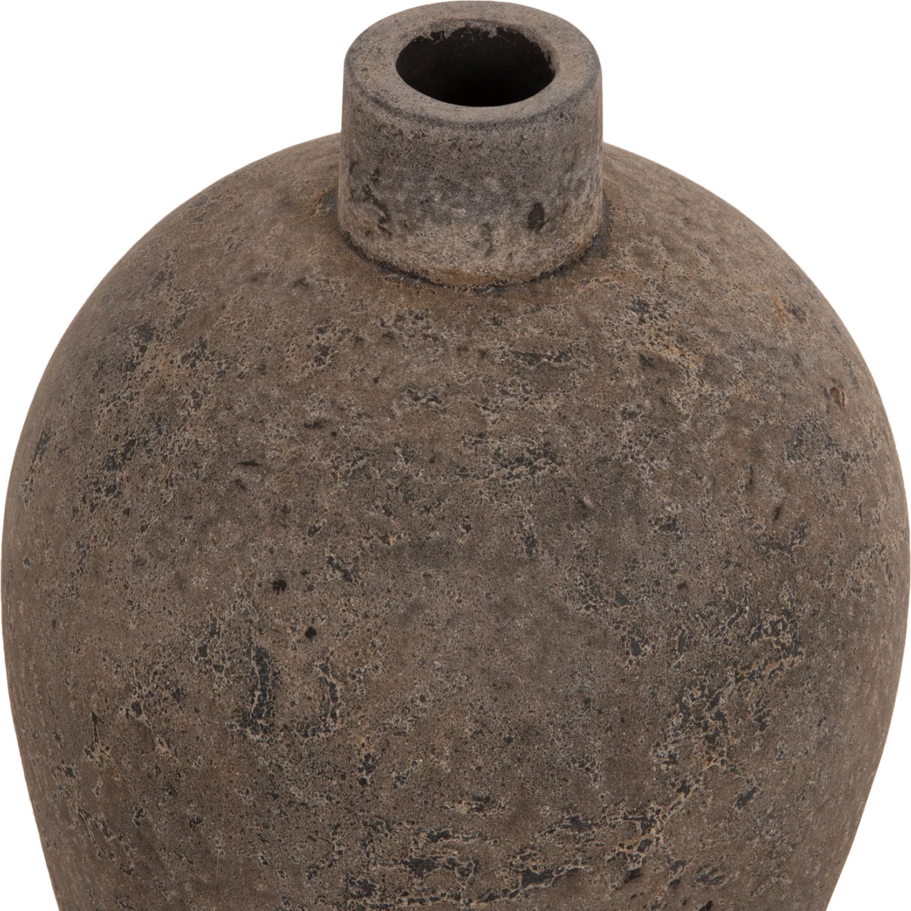 Vazo dekorative për dysheme ZATI FH7929 terrakota, ngjyrë gri, Φ32x60H cm