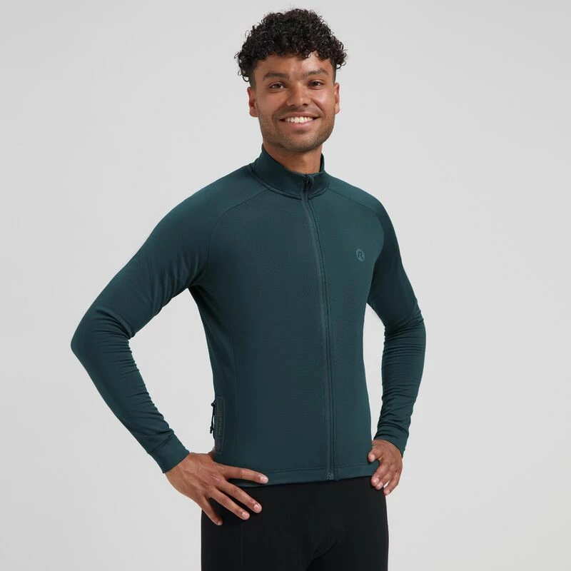 Fanellë me mëngë të gjata për çiklizëm Rogelli, meshkuj, kaltër