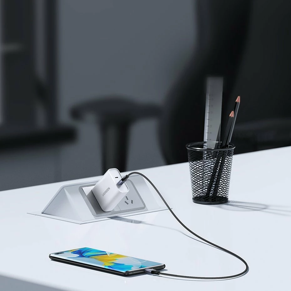 Kabllo USB-C në USB-C Ugreen 90440/US535, 2m, PD 3.0 240W 5A, USB 2.0, gri