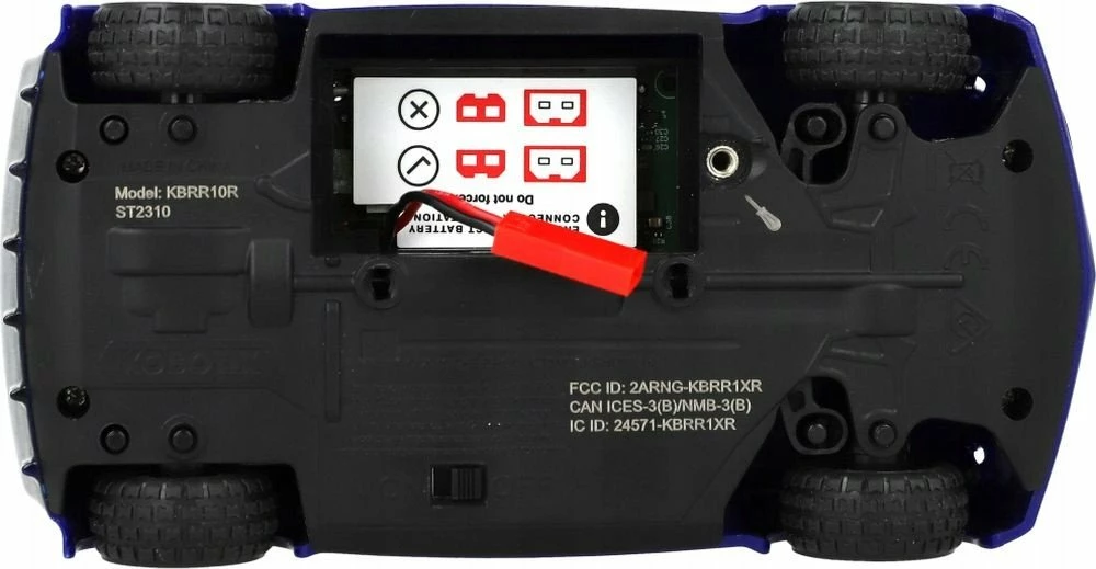 Vetura RC garash Tracer Real Racer KBRR10-0RD, kamerë HD 720p, Wi‑Fi 2.4GHz, 1:28, 15 km/h, e kuqe, set