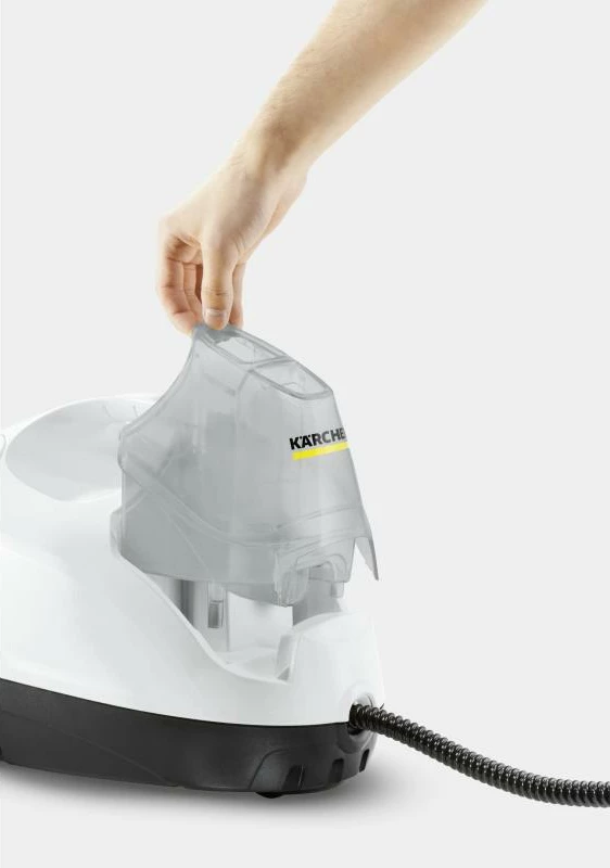 Pastrues me avull, Kärcher, SC 4 EasyFix (1.512-630.0), depozitë uji e heqshme, rregullim 2-nivele, set aksesorësh, bardh e zi