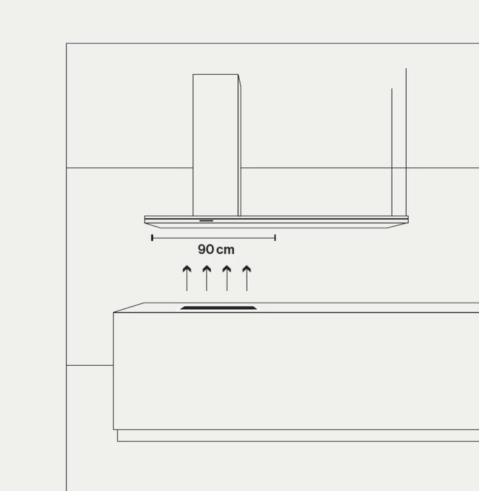 Aspirator FALMEC Lumen 175 NRS, 175 cm, inox