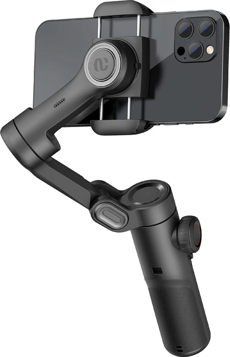 Gimbal stabilizator për celular AOCHUAN Smart XE 3-aksësh, 2600 mAh, set me tripod, i zi