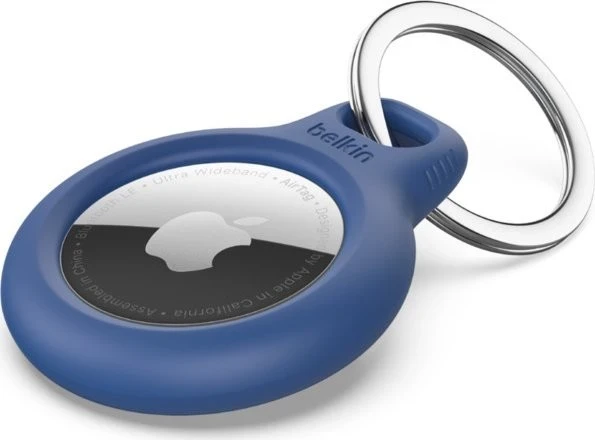 Mbështjellës Belkin AirTag, blu