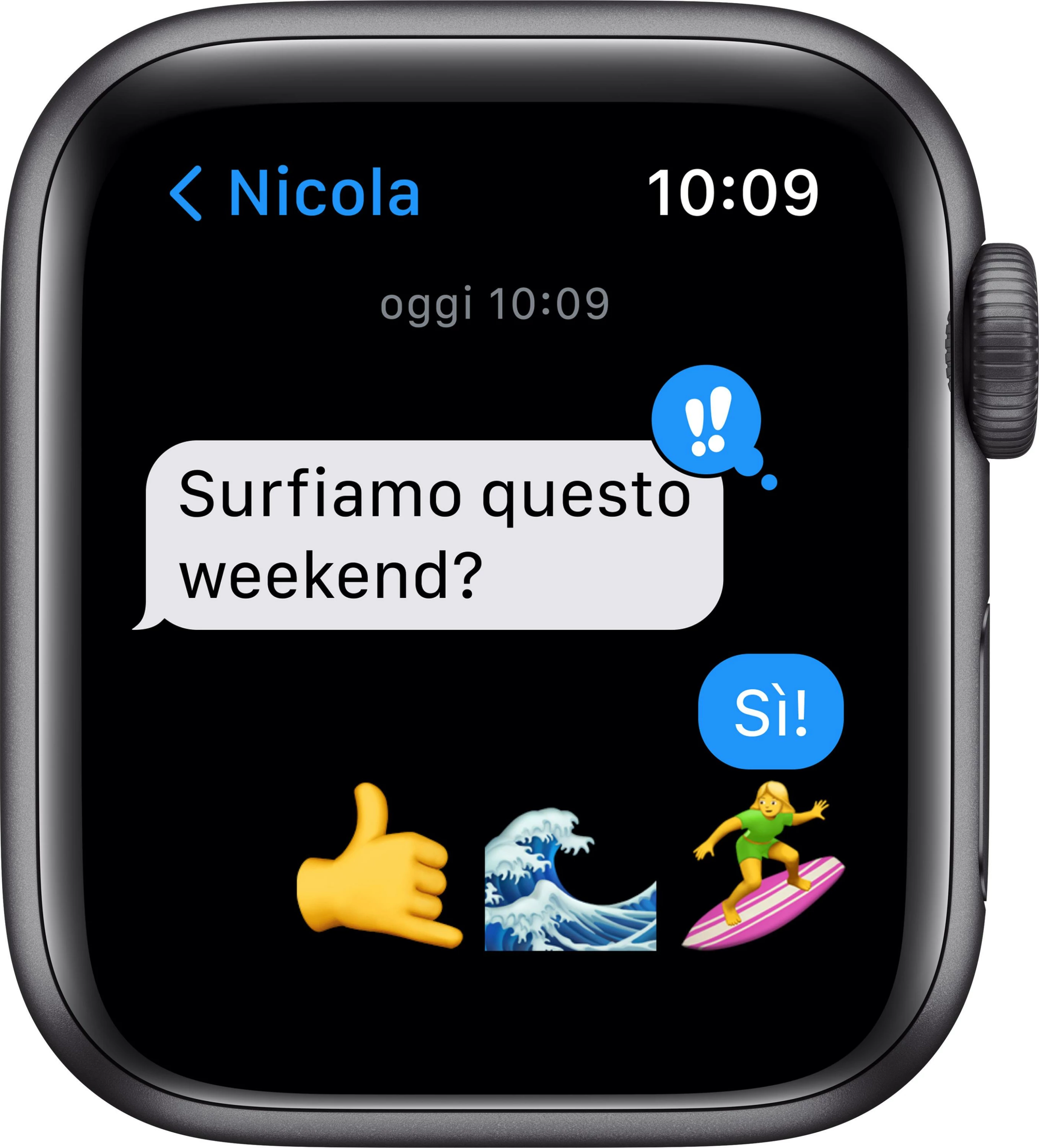 Smartwatch Apple Watch SE 44mm, alumini Space Grey, rrip sportiv Midnight