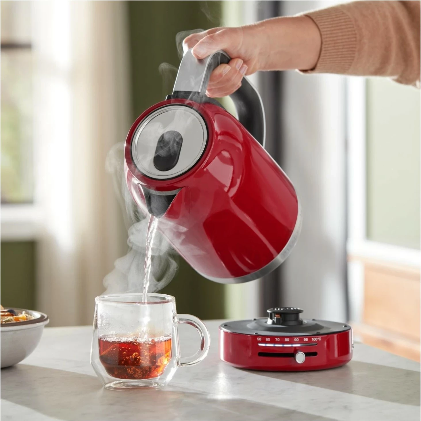 Çajnik elektrik KitchenAid 5KEK1701E, 1.7L, i kuq